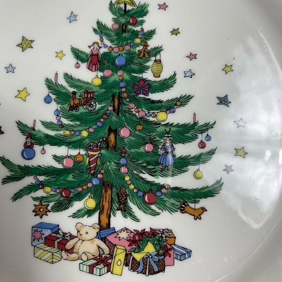 Niko Happy Holidays 1Dinner plate .oven ,microwave and dishwasher safe - Picture 9 of 11